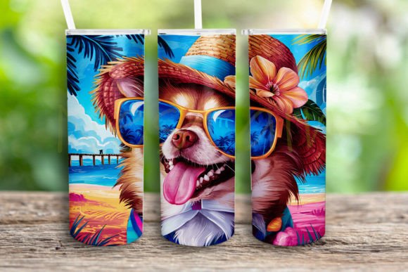 Chihuahua Dog Mom Tumbler Wrap Png Graphics and Crafts