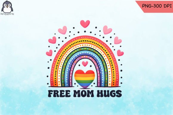 Free Mom Hugs LGBT Sublimation PNG Review for Real Projects