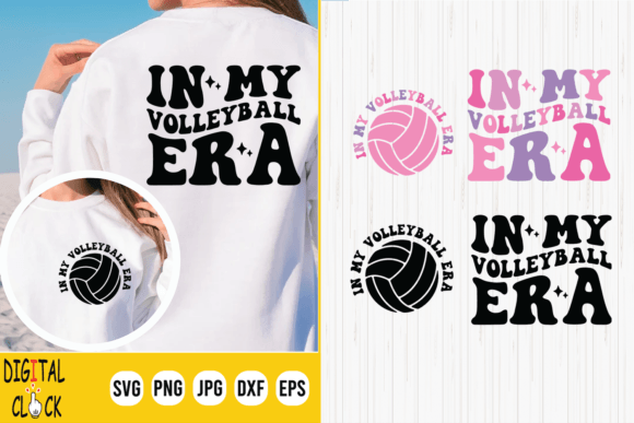 In My Volleyball Era: A Versatile Graphic for Crafts and Handmade Products