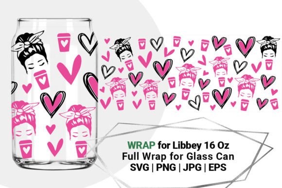 Mom Life Coffee for Libbey 16 Oz: A Graphic Design Asset That Elevates Content Publishing