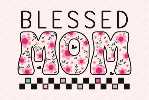 Mothers Day Mama Svg Png Pink Flowers: A Graphic Design Asset for Creative Websites